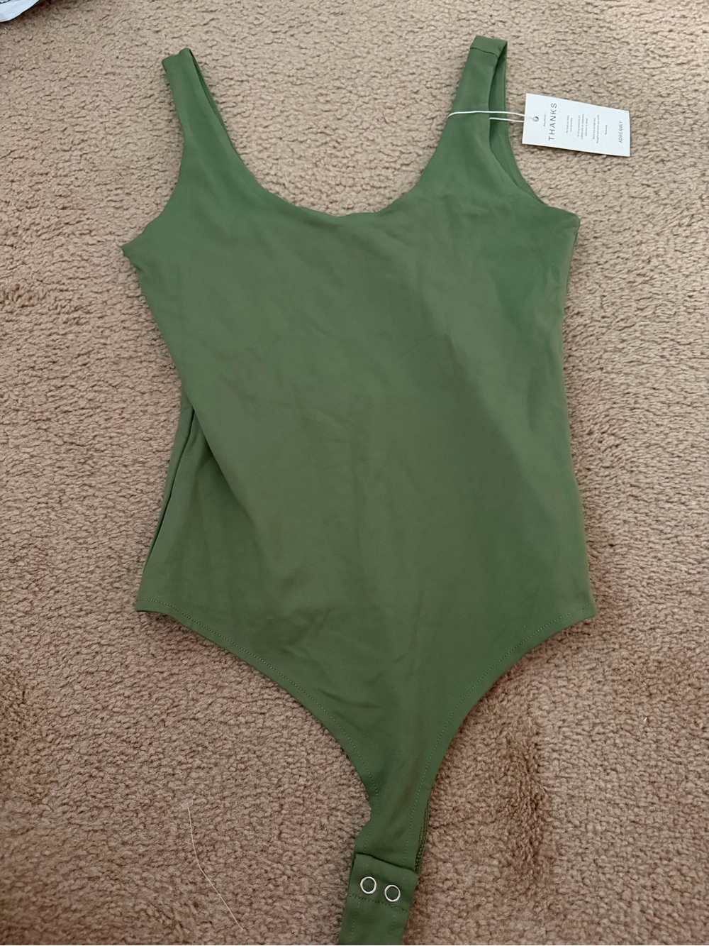 Adreamly bodysuit size S olive green